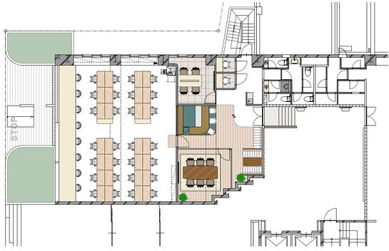 市ヶ谷キャナルコート(旧:市ヶ谷テーブルメディアセンター) 1階101 平面図