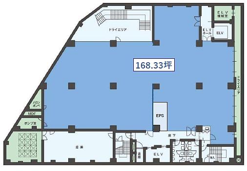 新川K・Tビル 地下1階 平面図