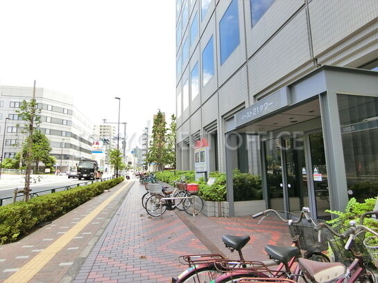 1階エントランス付近(葛西橋通り沿い・南砂方面)