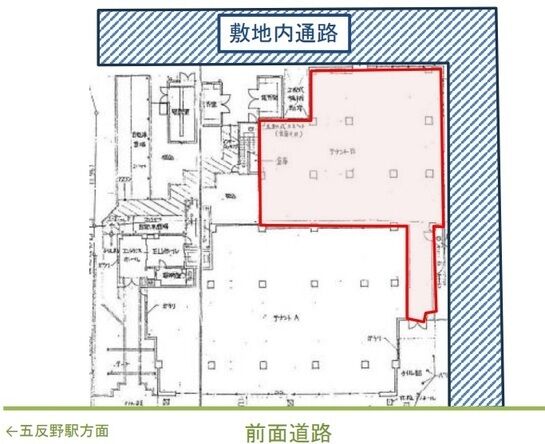 ラ・プレーヌG.S. 1階B 平面図