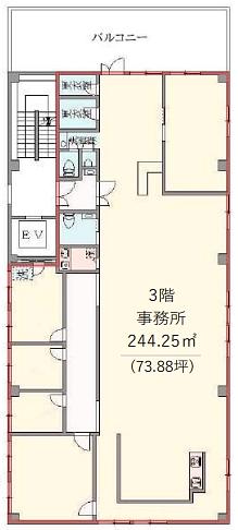 KLZビル 3階 平面図