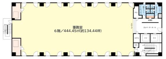 光文恒産ビル 6階 平面図