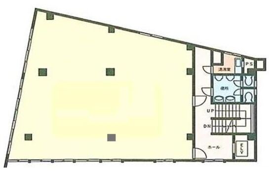 麻布台徳井ビル 3階 平面図