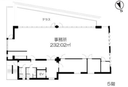 EBISU WEST（恵比寿ウエスト） 5階 平面図