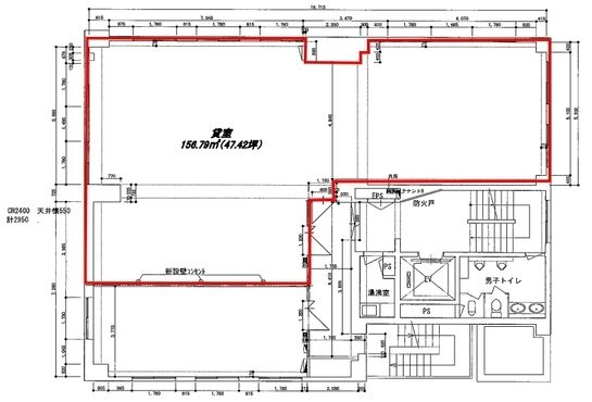 鹿児島ビル 10階 平面図