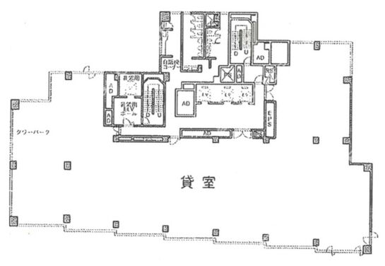 芝大門センタービル 4階 平面図