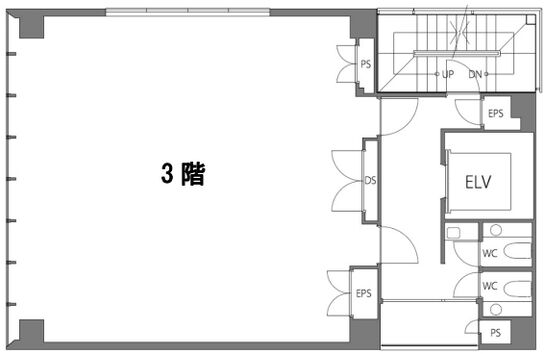 NEWS京橋 3階 平面図