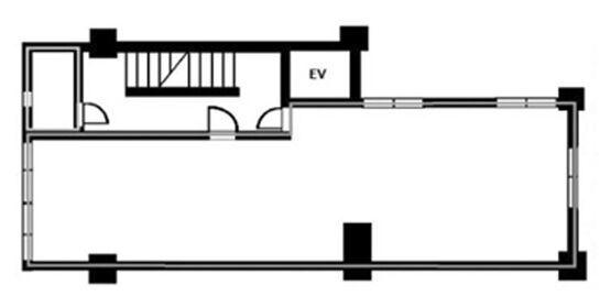 俎橋ビル 3階 平面図