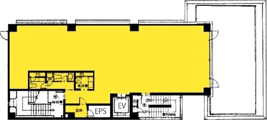 渋谷董友ビルⅤ(旧:渋谷美竹ビル) 5階 平面図