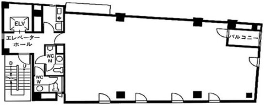 人形町サンシティビル 3階 平面図