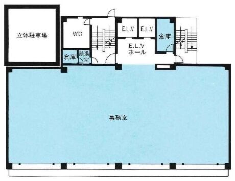 DAITOビル（第35下川ビルディング） 2階201 平面図