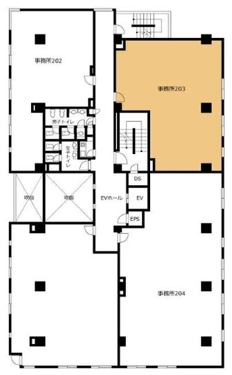 VORT西新宿（旧：中央第7西新宿ビル） 2階203 平面図