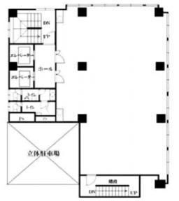 城北自動車会館ビル 4階 平面図