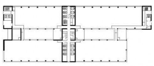 タイム24ビル 4階 平面図