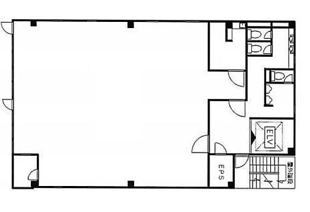 近鉄新宿御苑ビル 8階 平面図
