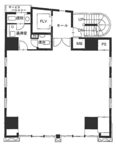 新宿CRビル 9階 平面図