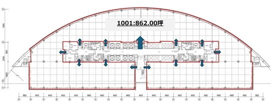 アルコタワー(ARCO TOWER) 10階1001 平面図