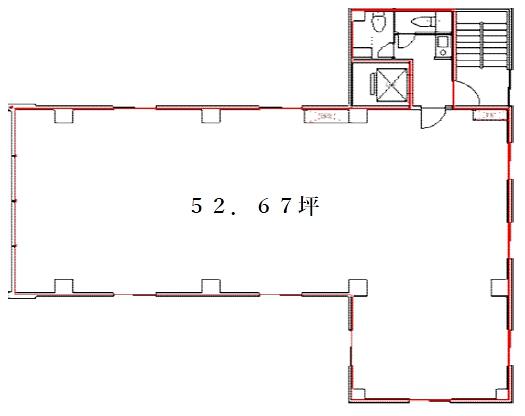東日本橋1stビル 5階 平面図