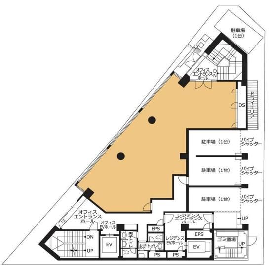 VORT乃木坂Ⅰ（KDX乃木坂） 1階 平面図