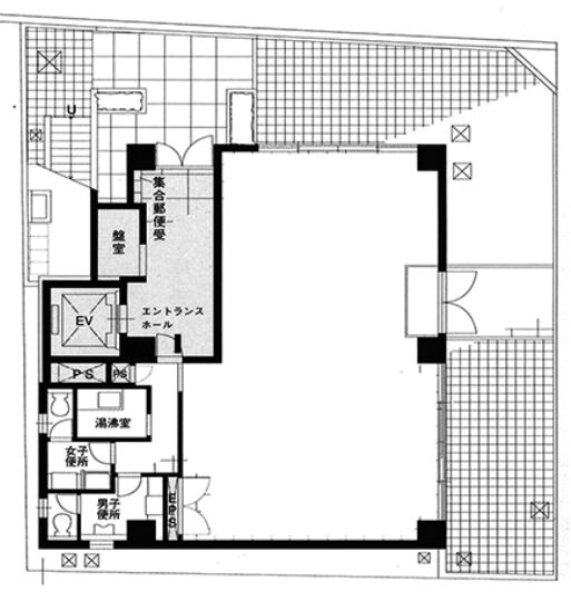 田中ビル（西新宿） 1階 平面図