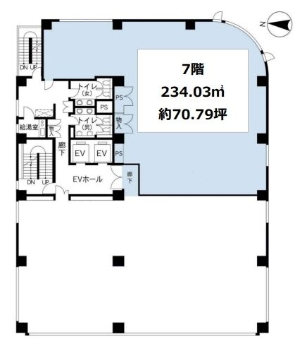 KDX西五反田ビル 7階 平面図