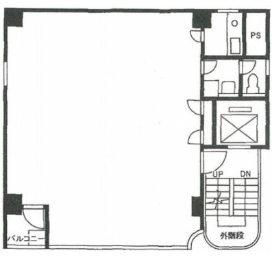 浜町野島ビル 4階 平面図