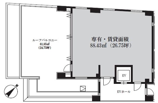 VORT渋谷Ⅱ 9階 平面図