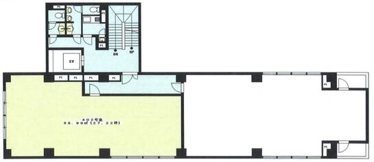下谷ポラリスビル 4階402 平面図