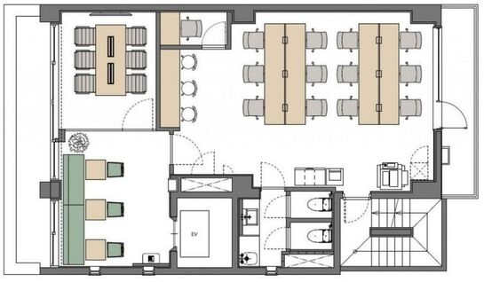 KITEN岩本町(旧:MURATOKU BUILDING) 5階 平面図