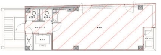 第35荒井ビル 6階 平面図