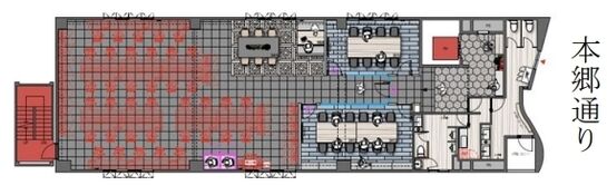 本郷BNビル 3階 平面図