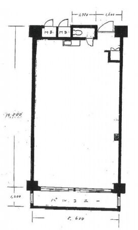第3SSビル 3階303 平面図