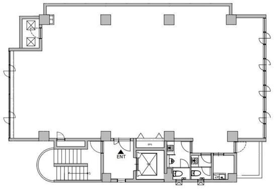 西新宿MKビル 4階 平面図