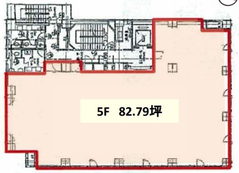 MIFビル 5階 平面図