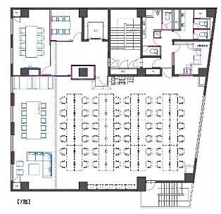 春日町ビル（旧：日本生命春日町ビル） 6階 平面図