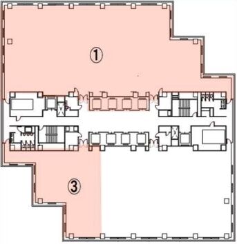 芝浦スクエアビル 17階 平面図