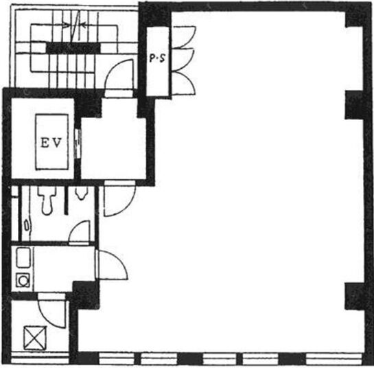 鈴善ビル 3階 平面図