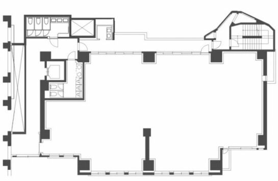 レ・ジェイドクロス千代田神保町 2階 平面図