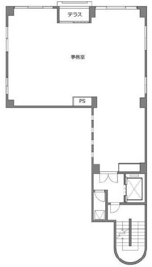 広尾KKビル 4階 平面図