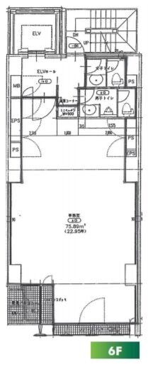 道玄坂今井ビル 6階 平面図