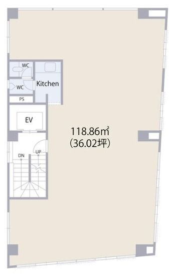 浅沼ビル 2~4階 平面図