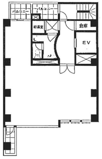 タクト4ビル 2階 平面図