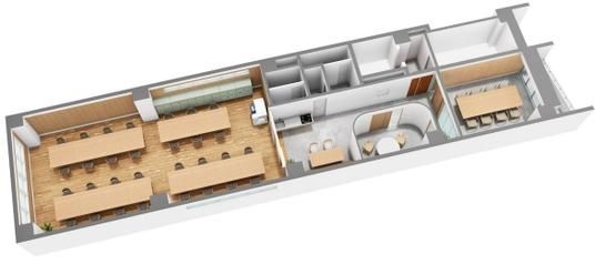 U square 四谷三丁目（旧：ミズキビル） 2階 平面図