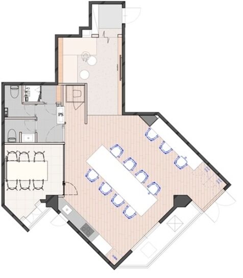 I.W.Place Aobadai 2階202 平面図