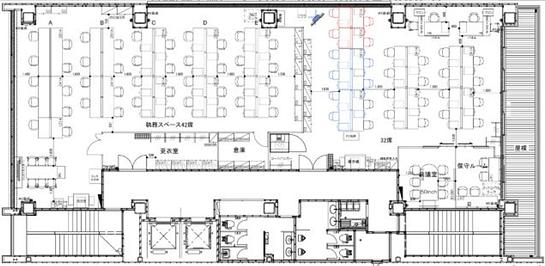 コーストライン品川ビル 4階 平面図