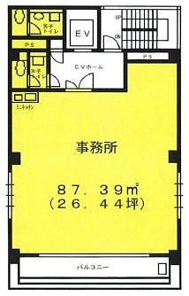 シュミット虎ノ門ビル 7階 平面図