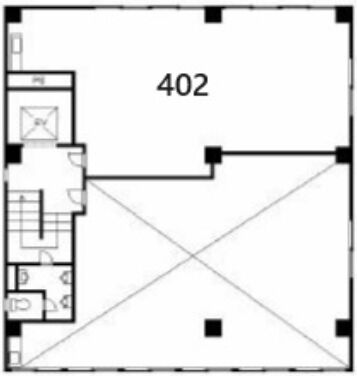 第二木津ビル 4階402 平面図