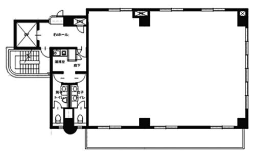 MIB四谷ビル 3階 平面図