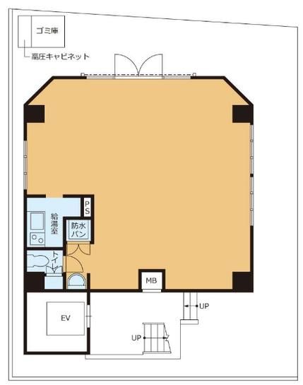VORT神保町Ⅲ（旧：Bonheur西神田BLDG. （ボヌールニシカンダ）） 1階 平面図