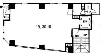 虎ノ門水野ビル 7階 平面図